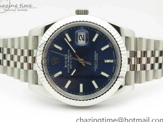 MiroTime 0517 DateJust 41 126334 ARF 1:1 Best Edition 904L Steel Blue Dial on Jubilee Bracelet A WaterResistant 3254